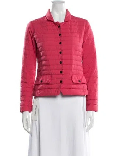 Pre-owned Duvetica Down Coat In Pink