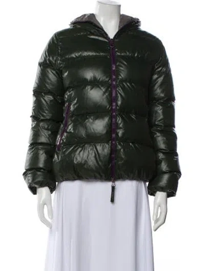 Pre-owned Duvetica Down Jacket In Green