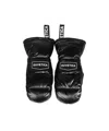 Duvetica Fabric Inlay Gloves In Black