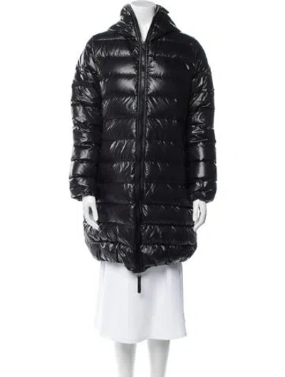 Pre-owned Duvetica Faux Fur Coat In Black