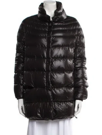 Pre-owned Duvetica Faux Fur Coat In Black