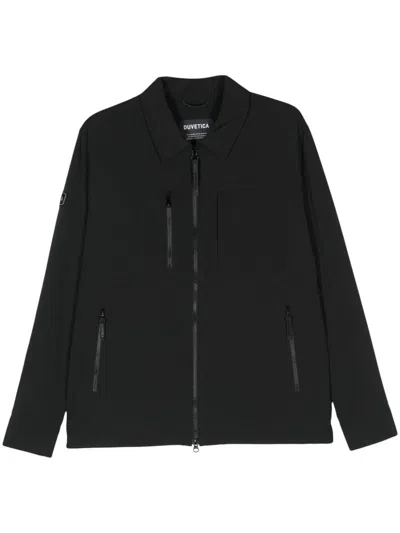Duvetica `godin Z` Shirt Jacket In Black  