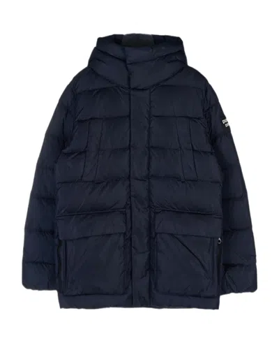 Duvetica Hooded Cotton-padded Suit In Black