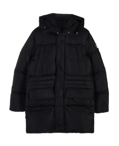 Duvetica Hooded Down Jacket In Black