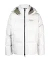 Duvetica `tifo` Hooded Padded Jacket In White