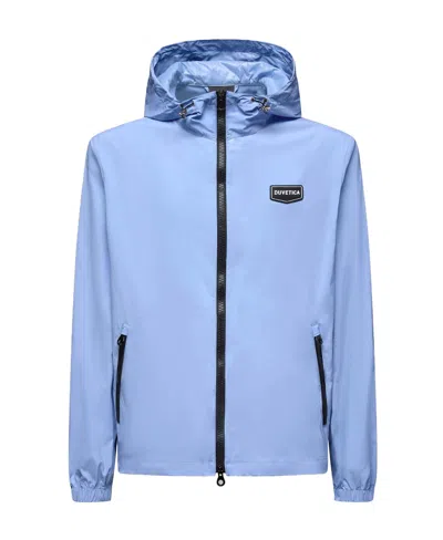 Duvetica Hooded Jacket In Blue
