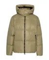 Duvetica Hooded Puffer Jacket In Green