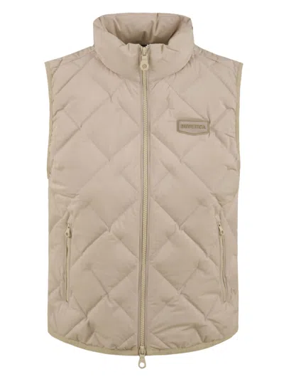 Duvetica Jackets Ivory In Brown