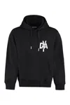 Duvetica Logo Casual Hooded Sweater In Black