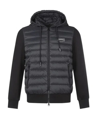 Duvetica Logo Down Jacket In Black