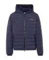 Duvetica Blue Polyamide Faiti Jacket In Black