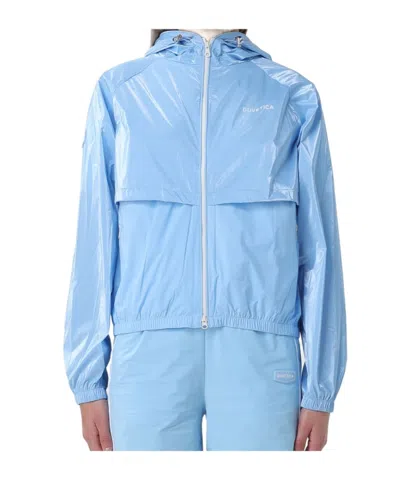 Duvetica Long Sleeve Casual Jacket In Blue
