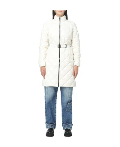 Duvetica Long-sleeved Casual Jacket In White