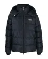 Duvetica Men's Aprica Hooded Down Jacket In Black