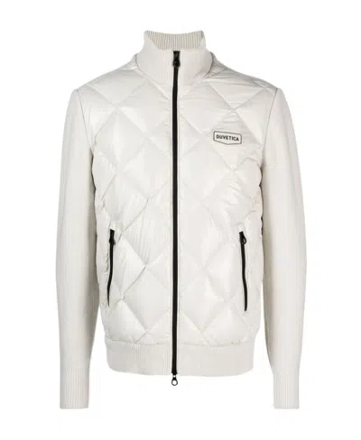 Duvetica Long-sleeved Cotton Suit In White