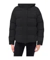 Duvetica Long-sleeved Down Jacket In Black
