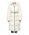 Duvetica Long-sleeved Down Jacket In White