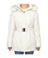 Duvetica Long-sleeved Down Jacket In White