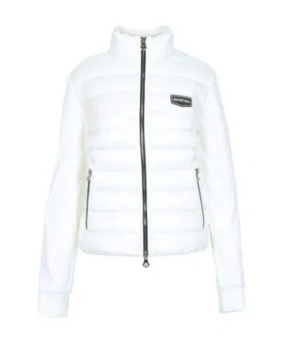 Duvetica Long-sleeved Down Jacket In White