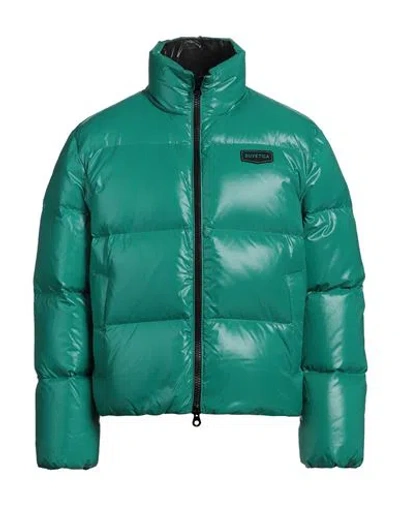 Duvetica Man Puffer Green Size 42 Polyamide