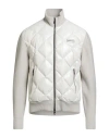 Duvetica Man Puffer Ivory Size 42 Polyamide, Wool In Gray