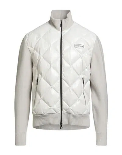 Duvetica Man Puffer Ivory Size 42 Polyamide, Wool In Gray