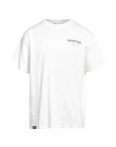 Duvetica Man T-shirt Off White Size L Cotton