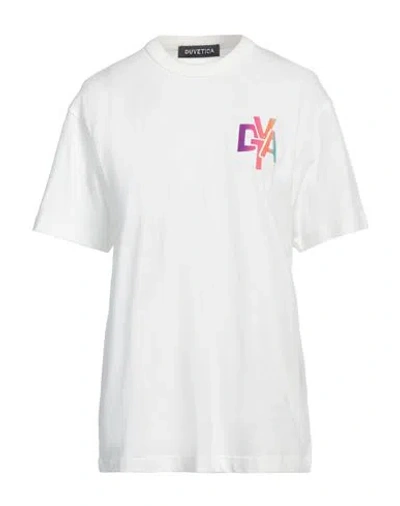 Duvetica Man T-shirt White Size M Cotton