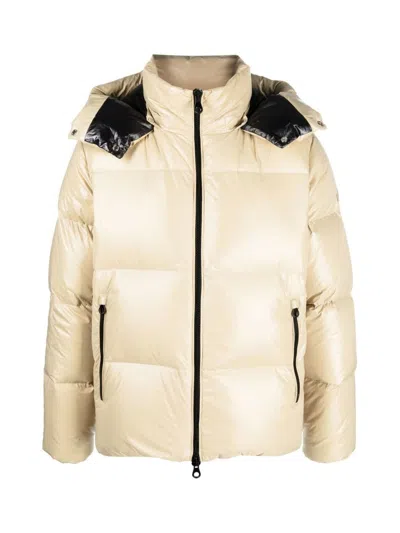 Duvetica Tifo Puffer Down Jacket In Tan