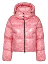 Duvetica Short Down Jacket In 粉色