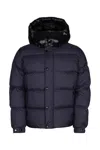 Duvetica Navy Blue Puffer Jacket In Navy Blue