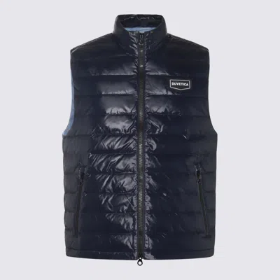 Duvetica Navy Down Jacket In Nys