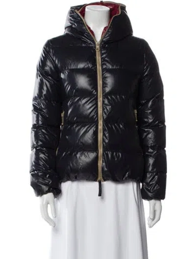 Pre-owned Duvetica Nylon Down Jacket In Black