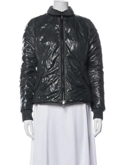 Pre-owned Duvetica Nylon Down Jacket In Grey