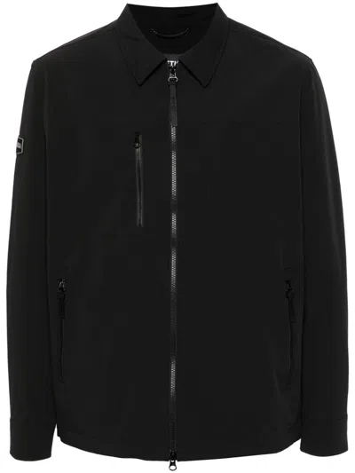 Duvetica Nylon Zipped Jacket In Black