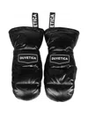 Duvetica Fabric Inlay Gloves In Black
