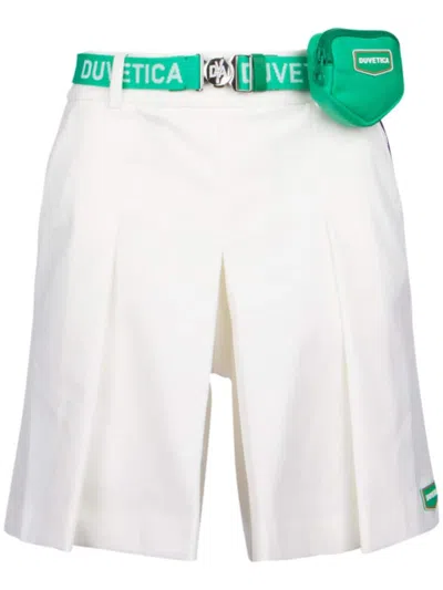 DUVETICA PLEATED SKORTS