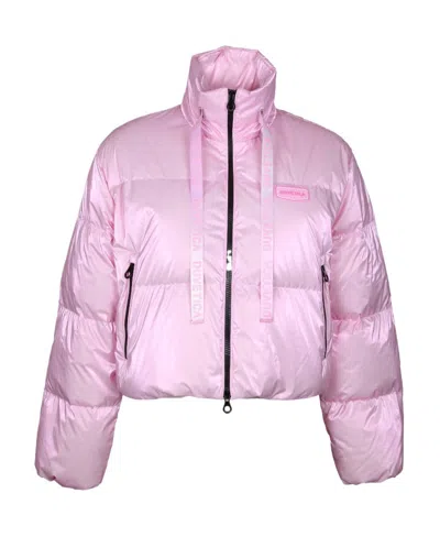Duvetica Raffaella Quilted Down Jacket In Pink