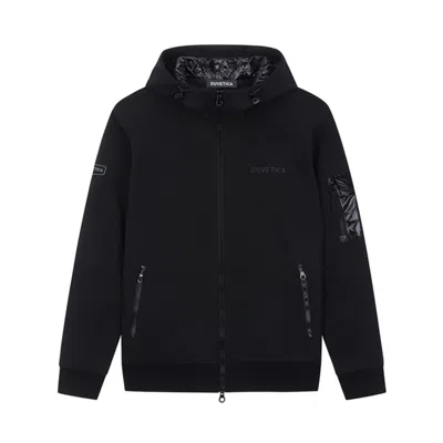 Duvetica Regreso T Leisure Zip-up Sweatshirt In Black
