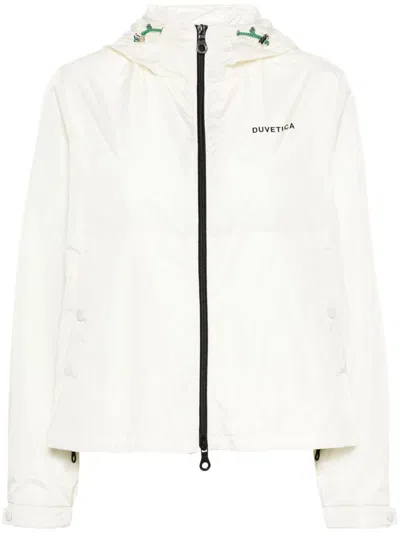 Duvetica Risna Hooded Jacket In White