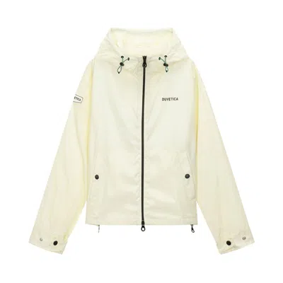 Duvetica Risna S Short Hooded Jacket In White