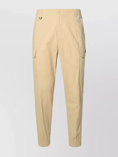 Duvetica 'roci' Trousers With Elasticated Waistband And Pockets In Neutral