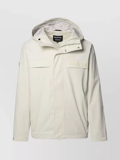 Duvetica 'seito' Jacket With Hood And Pockets In White