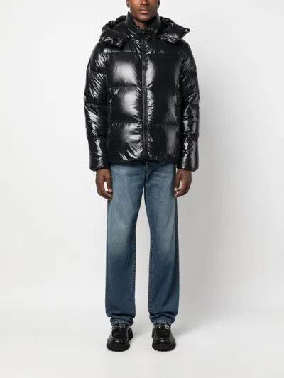 Duvetica Man Down Jacket Steel Grey Size 40 Polyamide In Grey