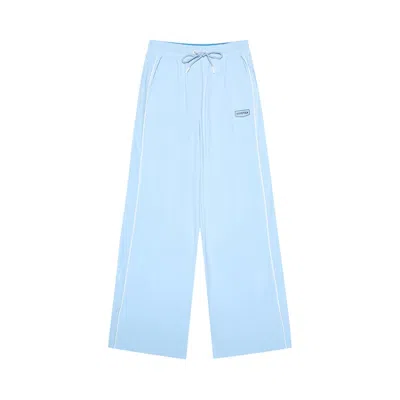 Duvetica Trena Bl Training Wide Pants In Blue