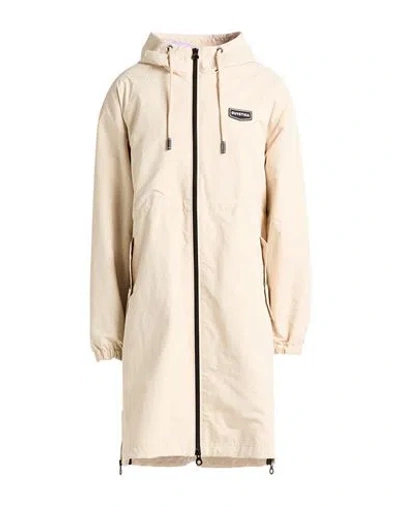 Duvetica Woman Overcoat & Trench Coat Beige Size 10 Polyester