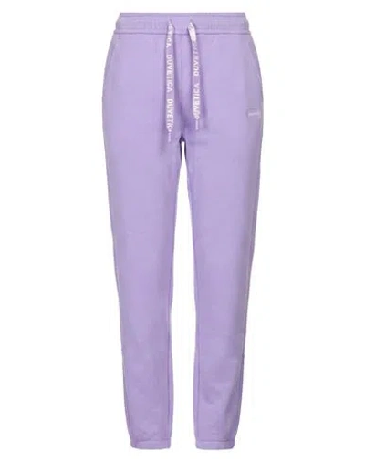 Duvetica Woman Pants Lilac Size 24 Polyester, Polyamide, Polyurethane In Purple