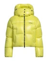 Duvetica Woman Down Jacket Acid Green Size 8 Polyamide
