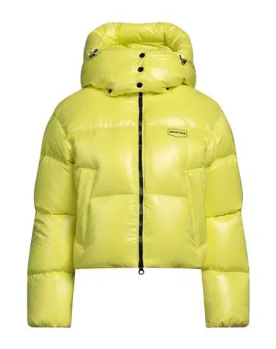 Duvetica Woman Down Jacket Acid Green Size 8 Polyamide