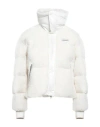 Duvetica Woman Down Jacket Off White Size 12 Polyester In Off White